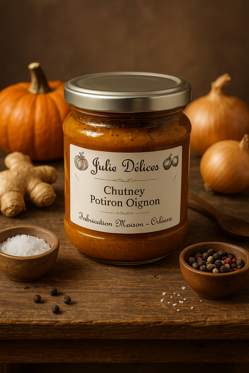 Chutney Potiron Oignon