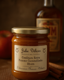 Confiture Extra Pomme Caramélisée Rhum