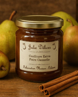 Confiture Extra Poire Cannelle