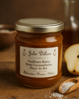 Confiture Extra Poire Caramélisée Fleur de Sel