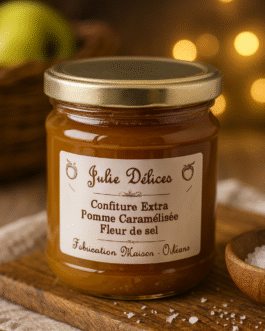 Confiture Extra Pomme Caramélisée Fleur de Sel